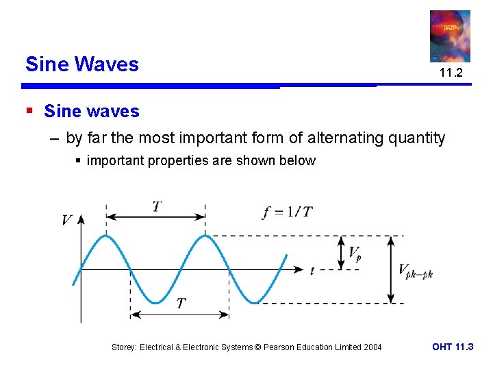Sine Waves 11. 2 § Sine waves – by far the most important form