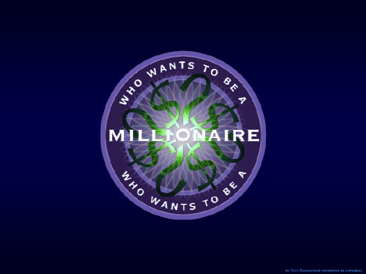 by Cyril Dussuchaud (académie de Limoges) 