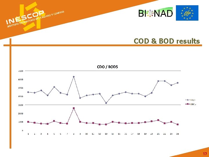 COD & BOD results 17 