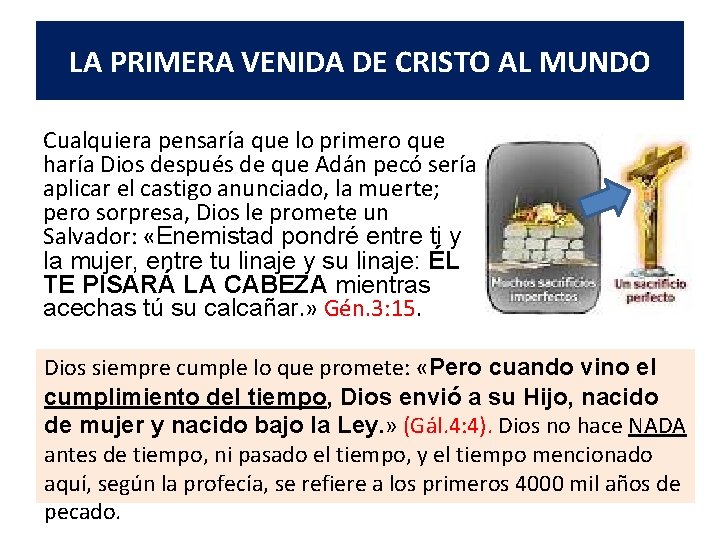 LA PRIMERA VENIDA DE CRISTO AL MUNDO Cualquiera pensaría que lo primero que haría LA PRIMERA VENIDA DE CRISTO AL MUNDO Cualquiera pensaría que lo primero que haría