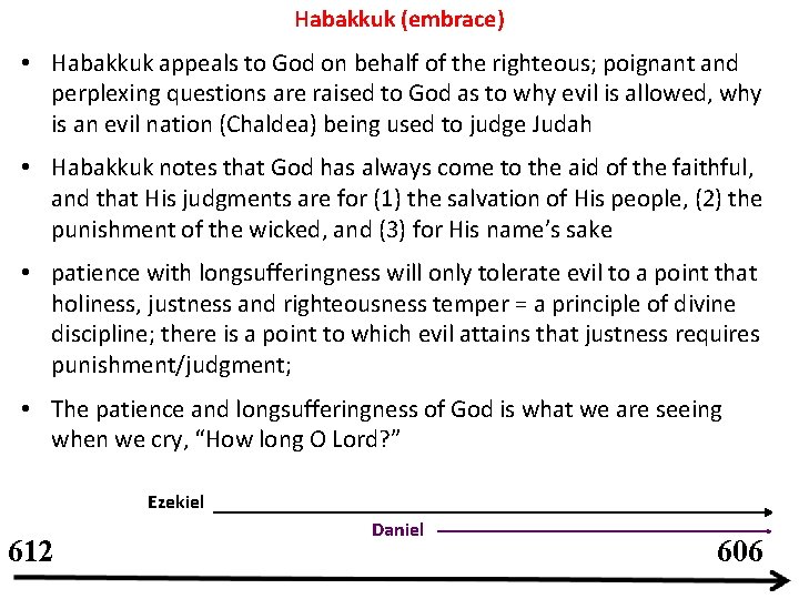 Habakkuk (embrace) • Habakkuk appeals to God on behalf of the righteous; poignant and