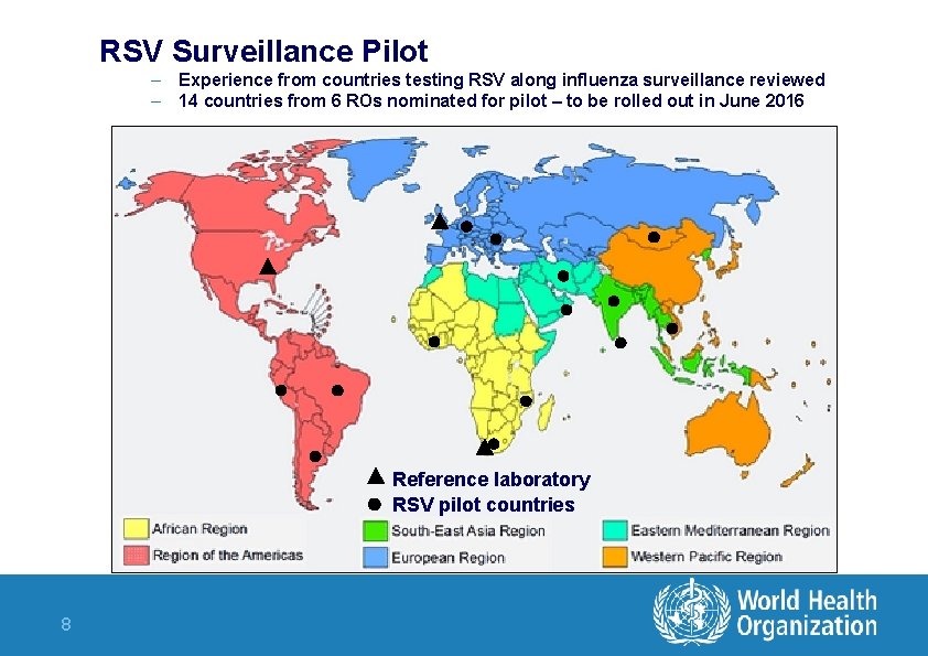 RSV Surveillance Pilot – Experience from countries testing RSV along influenza surveillance reviewed – RSV Surveillance Pilot – Experience from countries testing RSV along influenza surveillance reviewed –