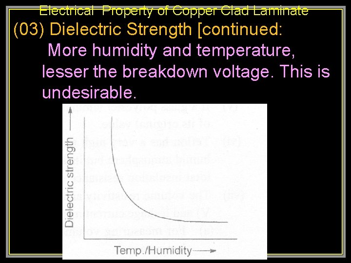 Electrical Property of Copper Clad Laminate (03) Dielectric Strength [continued: More humidity and temperature,