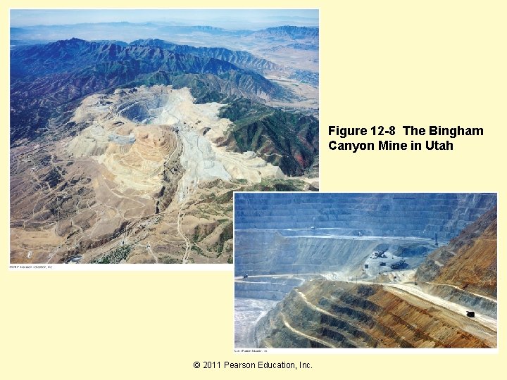 Figure 12 -8 The Bingham Canyon Mine in Utah © 2011 Pearson Education, Inc.