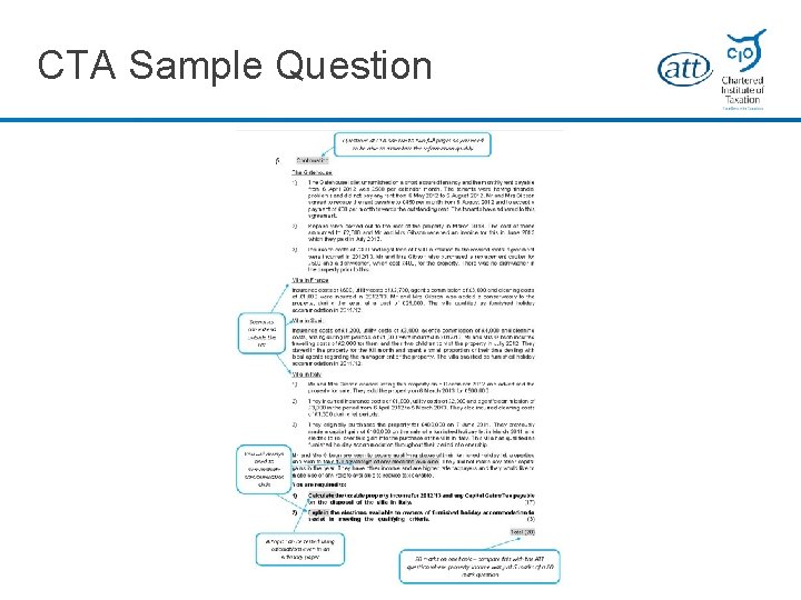 CTA Sample Question 