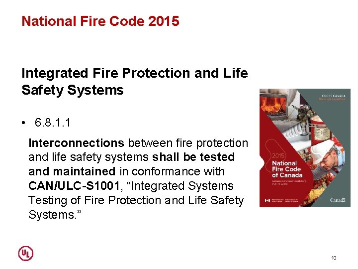 National Fire Code 2015 Integrated Fire Protection and Life Safety Systems • 6. 8.