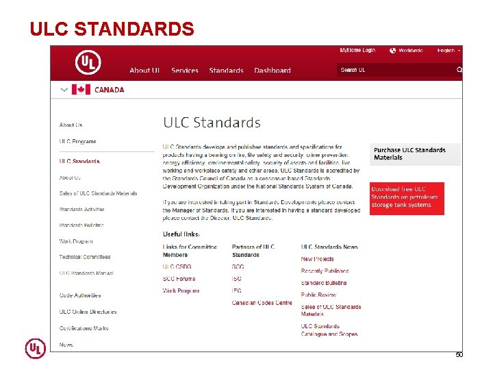 ULC STANDARDS 50 