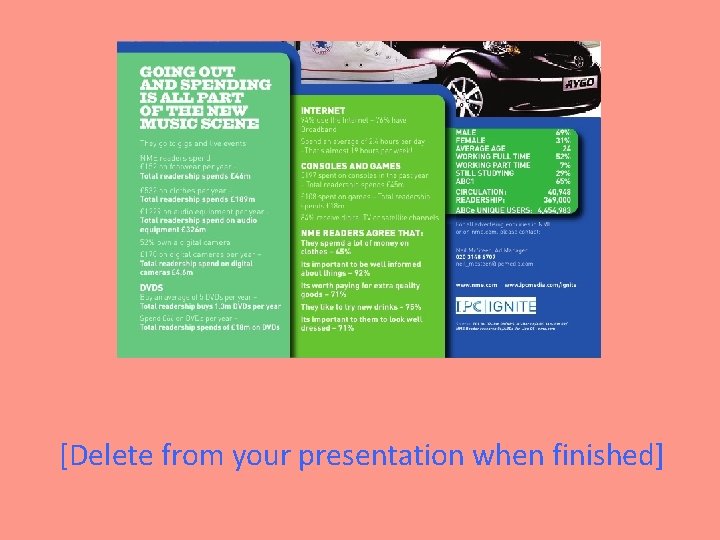 [Delete from your presentation when finished] 