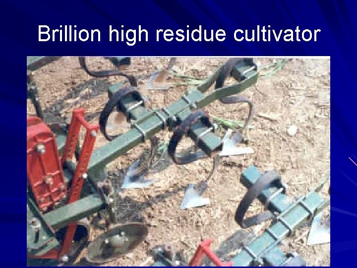 Brillion high residue cultivator Brillion high residue cultivator