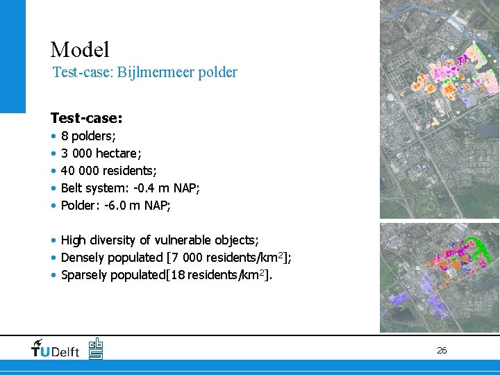 Model Test-case: Bijlmermeer polder Test-case: • • • 8 polders; 3 000 hectare; 40 Model Test-case: Bijlmermeer polder Test-case: • • • 8 polders; 3 000 hectare; 40