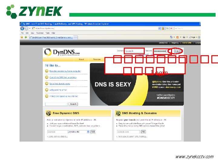 ����� Login www. zynekcctv. com 
