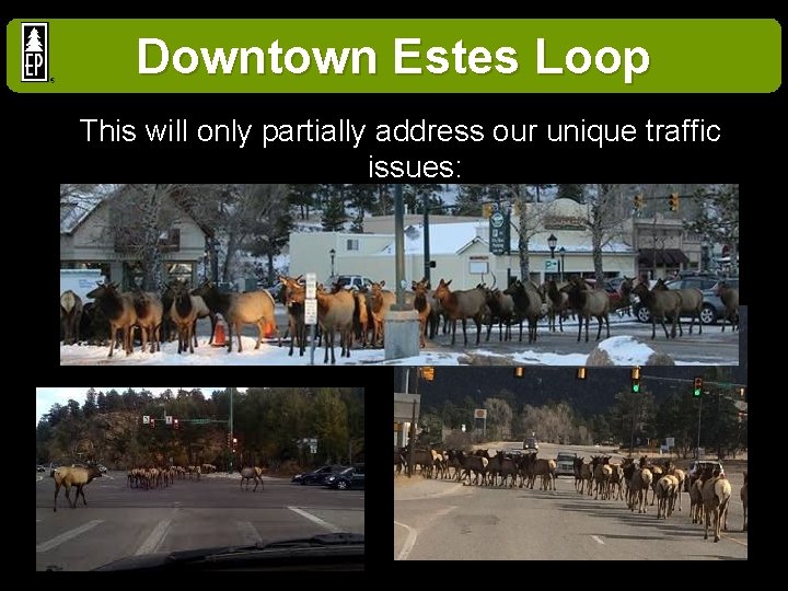 Downtown Estes Loop This will only partially address our unique traffic issues: 