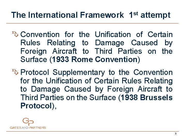 The Liability Of Airlines For Damage To Third