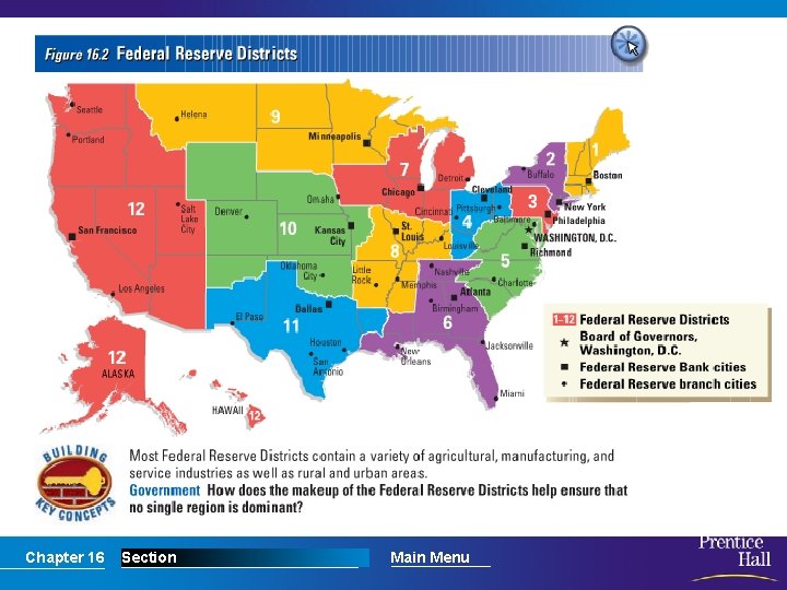 Chapter 16 Section Main Menu 