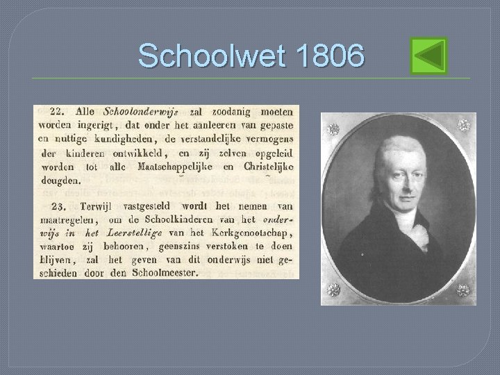 Schoolwet 1806 