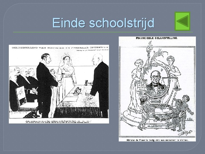 Einde schoolstrijd 