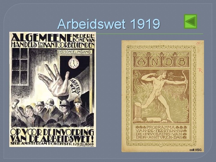 Arbeidswet 1919 