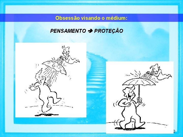 Obsessão visando o médium: PENSAMENTO PROTEÇÃO 20 