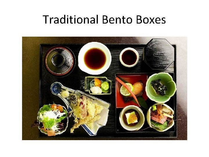 Traditional Bento Boxes 