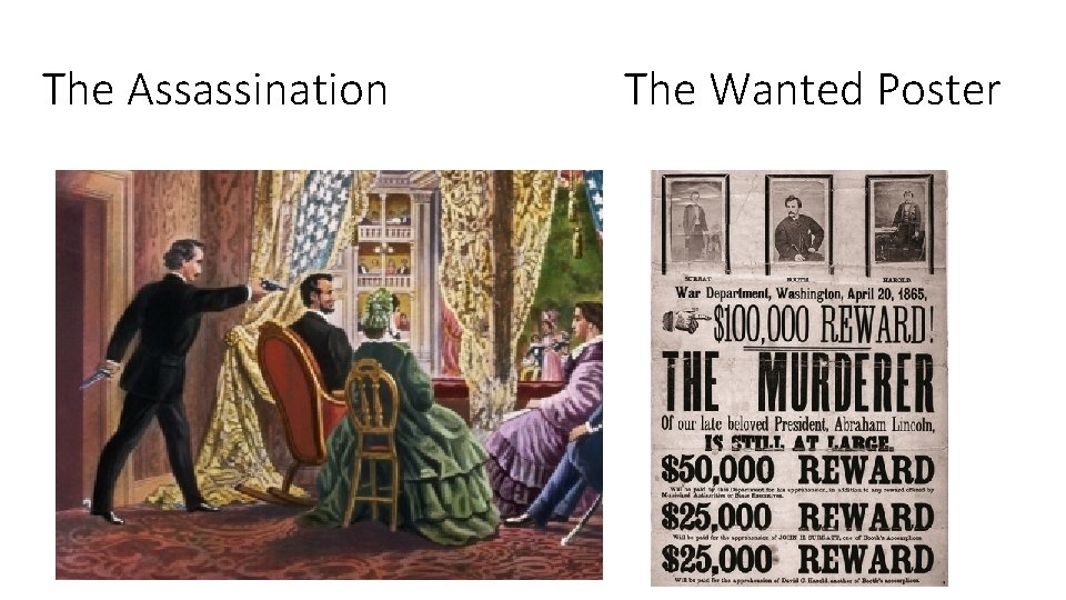 The Assassination The Wanted Poster 