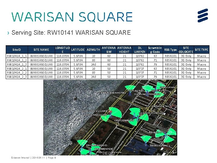 › Serving Site: RW 10141 WARISAN SQUARE Site. ID SITE NAME RW 10414_1_1 RW › Serving Site: RW 10141 WARISAN SQUARE Site. ID SITE NAME RW 10414_1_1 RW