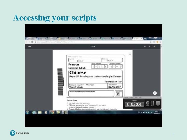 Accessing your scripts 