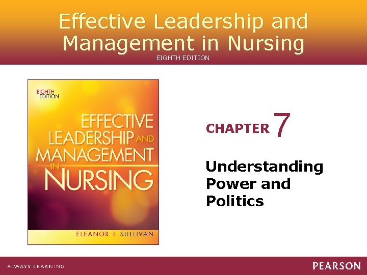 Effective Leadership And Management In Nursing – WDLO