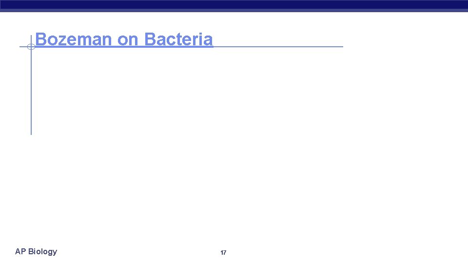 Bozeman on Bacteria AP Biology 17 