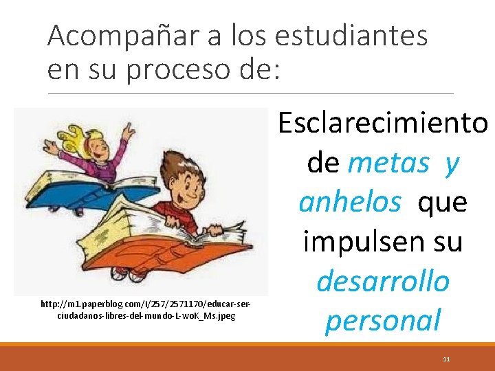 Acompañar a los estudiantes en su proceso de: http: //m 1. paperblog. com/i/2571170/educar-serciudadanos-libres-del-mundo-L-wo. K_Ms.