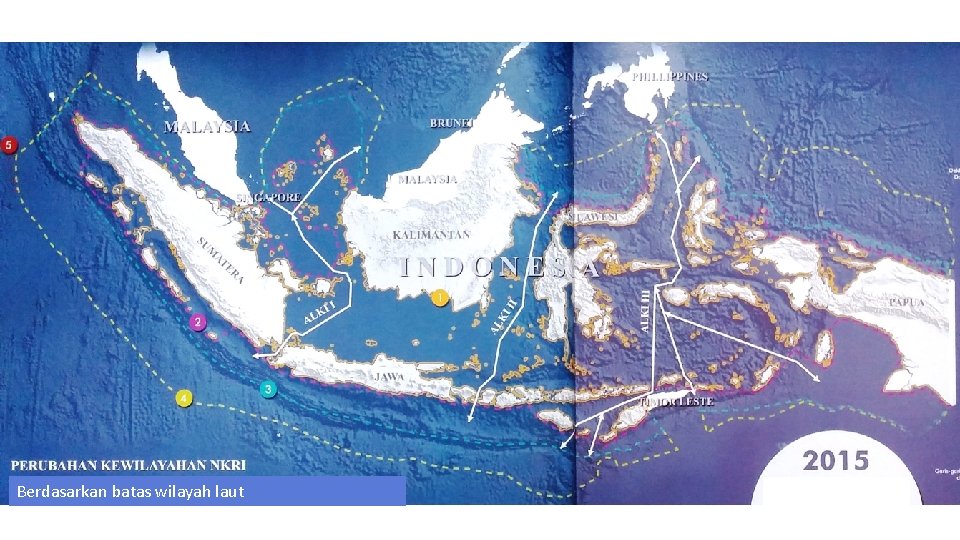 Berdasarkan batas wilayah laut 