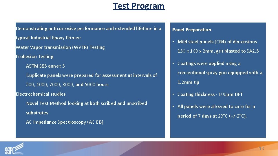 Test Program Demonstrating anticorrosive performance and extended lifetime in a typical Industrial Epoxy Primer: Test Program Demonstrating anticorrosive performance and extended lifetime in a typical Industrial Epoxy Primer: