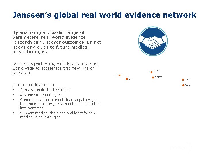 Janssen’s global real world evidence network By analyzing a broader range of parameters, real