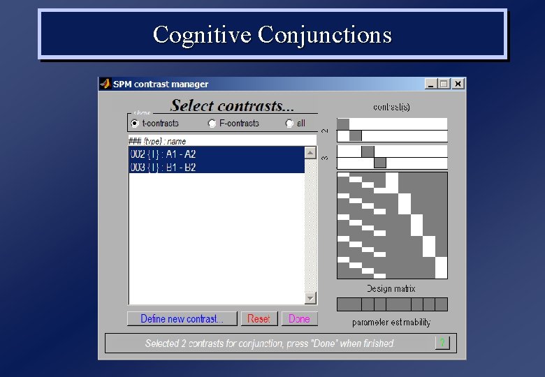 Cognitive Conjunctions 