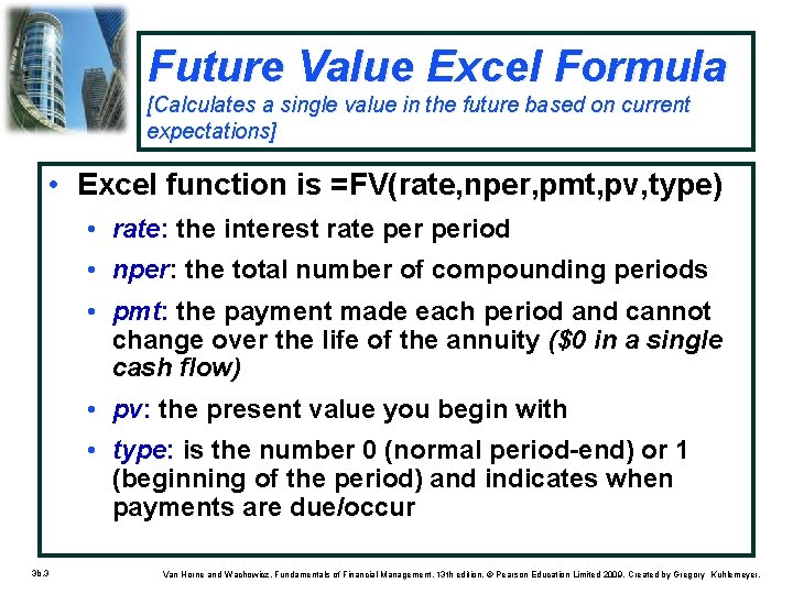 Future Value Excel Formula [Calculates a single value in the future based on current