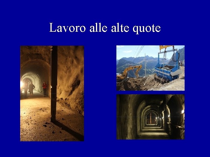 Lavoro alle alte quote 