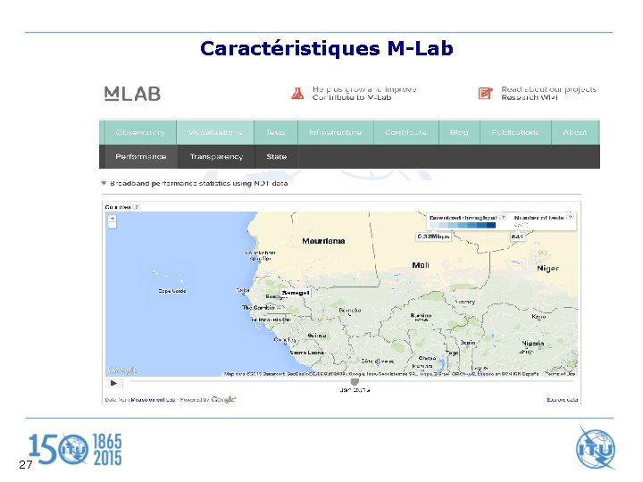 Caractéristiques M-Lab 27 