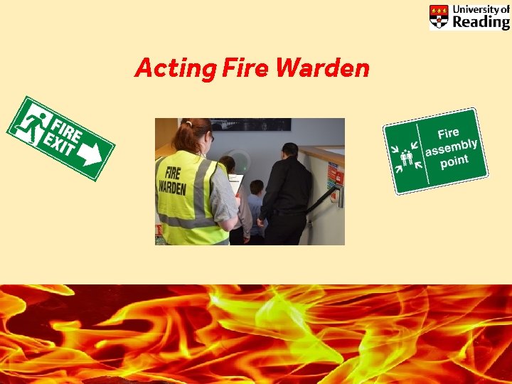 Acting Fire Warden 