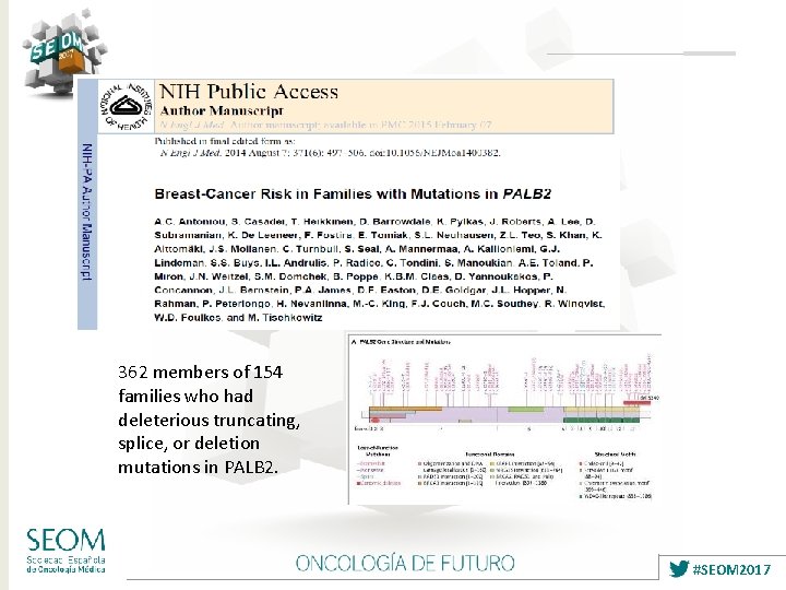 362 members of 154 families who had deleterious truncating, splice, or deletion mutations in