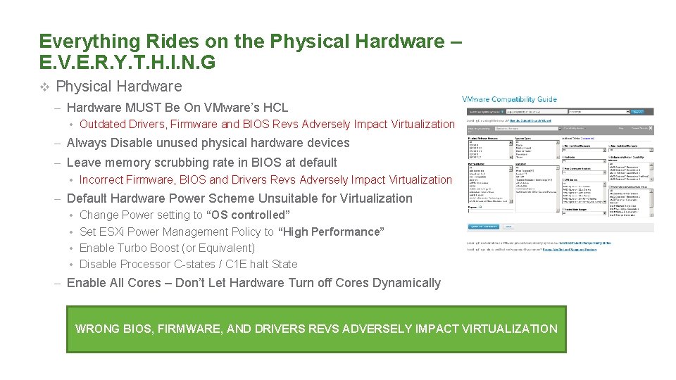 Everything Rides on the Physical Hardware – E. V. E. R. Y. T. H.