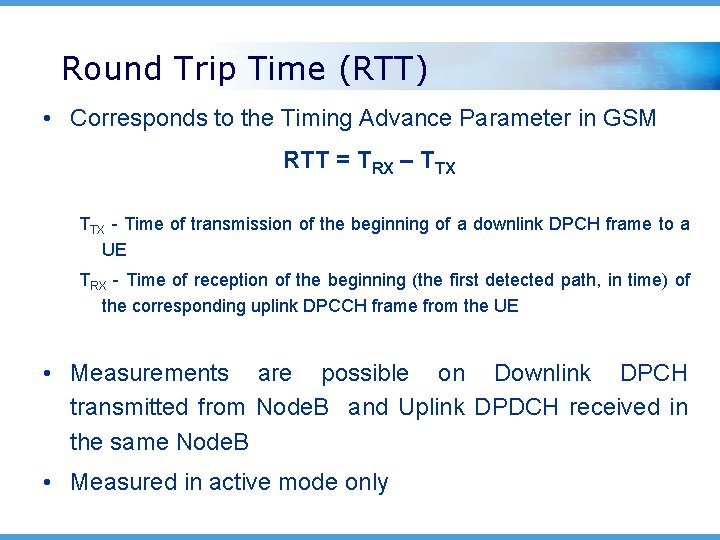Independent Study Presentation Positioning Techniques in 3 G