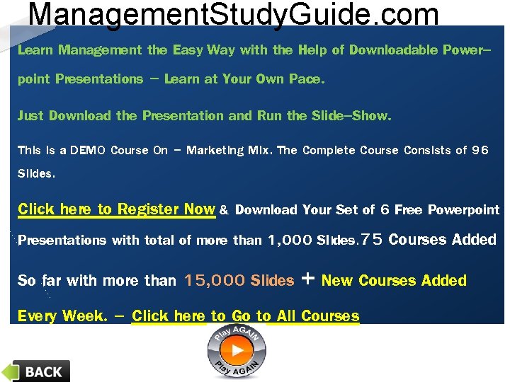 Management. Study. Guide. com Learn Management the Easy Way with the Help of Downloadable