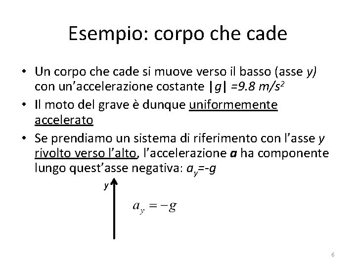 Cinematica del punto materiale Studia il