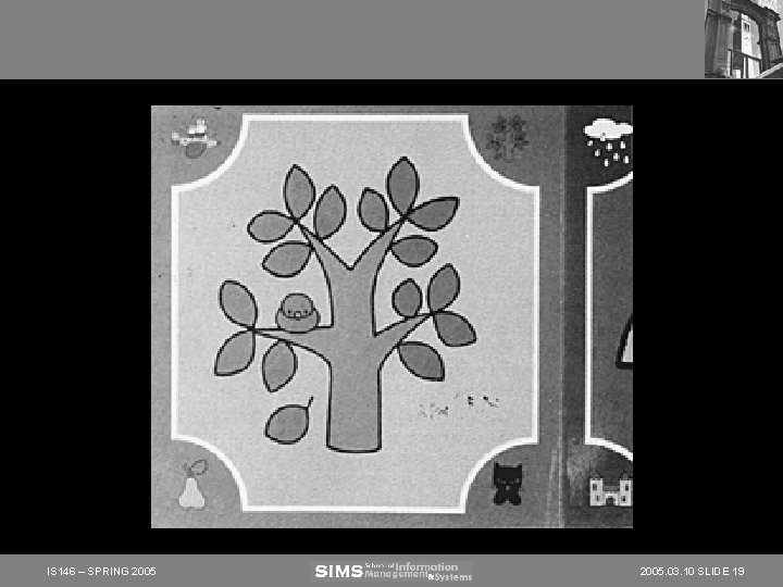 IS 146 – SPRING 2005. 03. 10 SLIDE 19 IS 146 – SPRING 2005. 03. 10 SLIDE 19