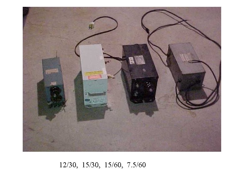 12/30, 15/60, 7. 5/60 12/30, 15/60, 7. 5/60