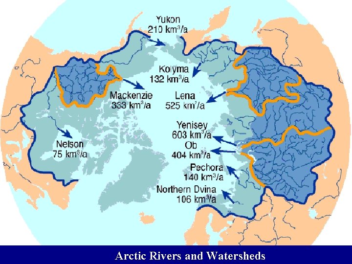 Arctic Ice Sheets Arctic Rivers and Watersheds 