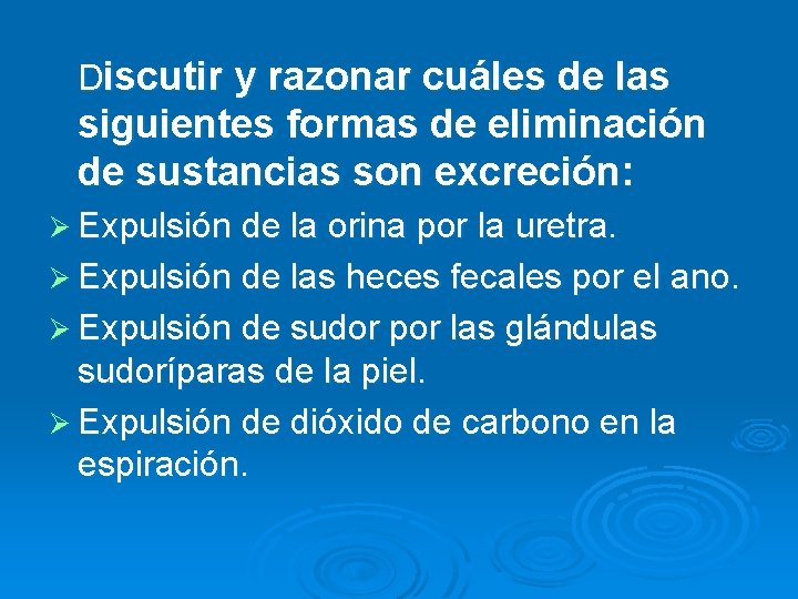 EL SISTEMA URINARIO Y LA EXCRECIN QU ES