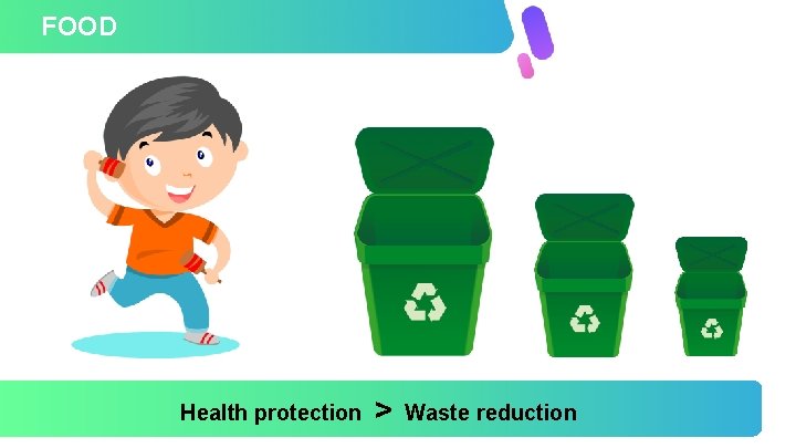 FOOD Health protection > Waste reduction 