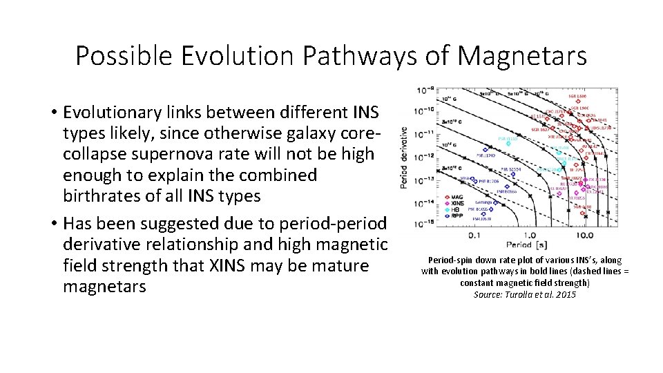 Possible Evolution Pathways of Magnetars • Evolutionary links between different INS types likely, since