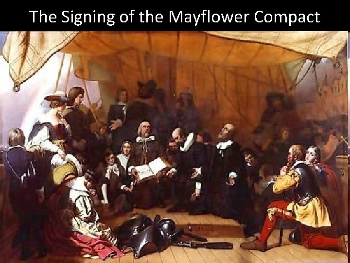 The Signing of the Mayflower Compact 