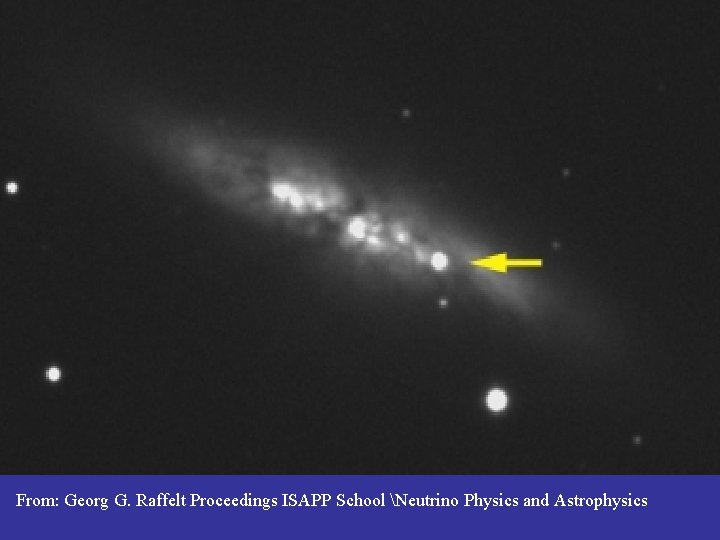 From: Georg G. Raffelt Proceedings ISAPP School Neutrino Physics and Astrophysics 